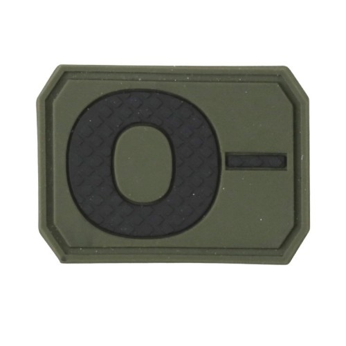 Blood (O-), This O- Negative Blood Group Patch is made from durable PVC, delivering a clear, high-contrast design that holds up to everyday use